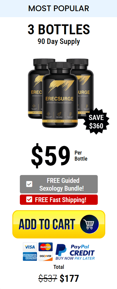 erecsurge 3 bottles