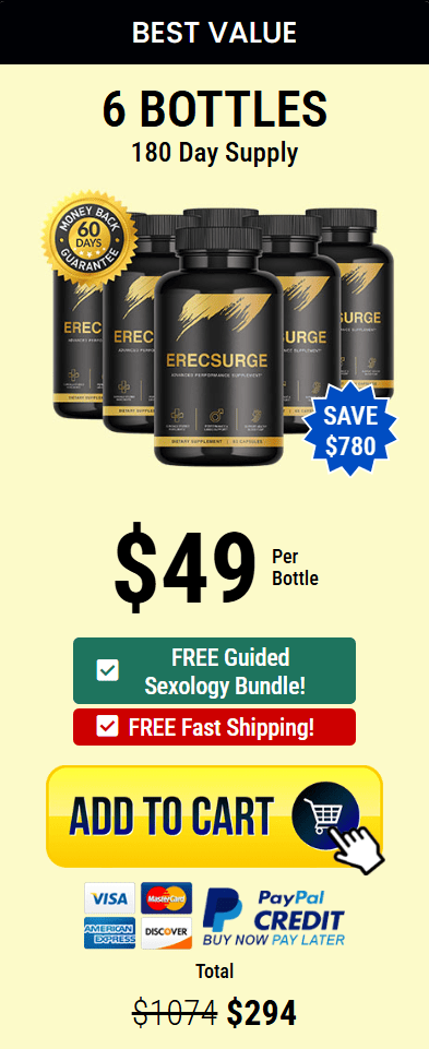 erecsurge 6 bottles